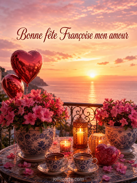 Carte bonne fête Françoise
