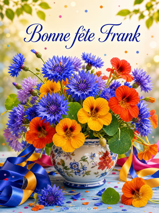 Carte bonne fĂȘte Frank