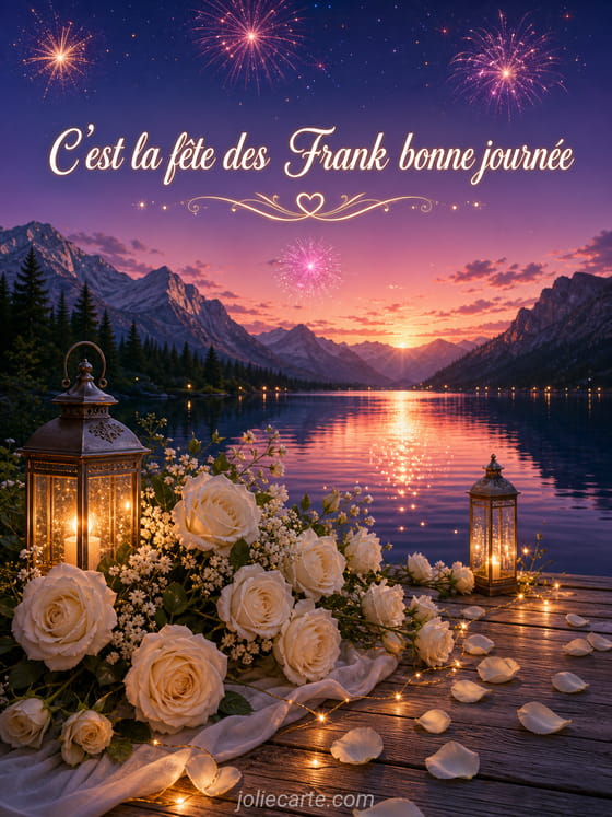 Carte bonne fĂȘte Frank