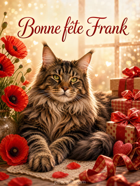 Carte bonne fĂȘte Frank