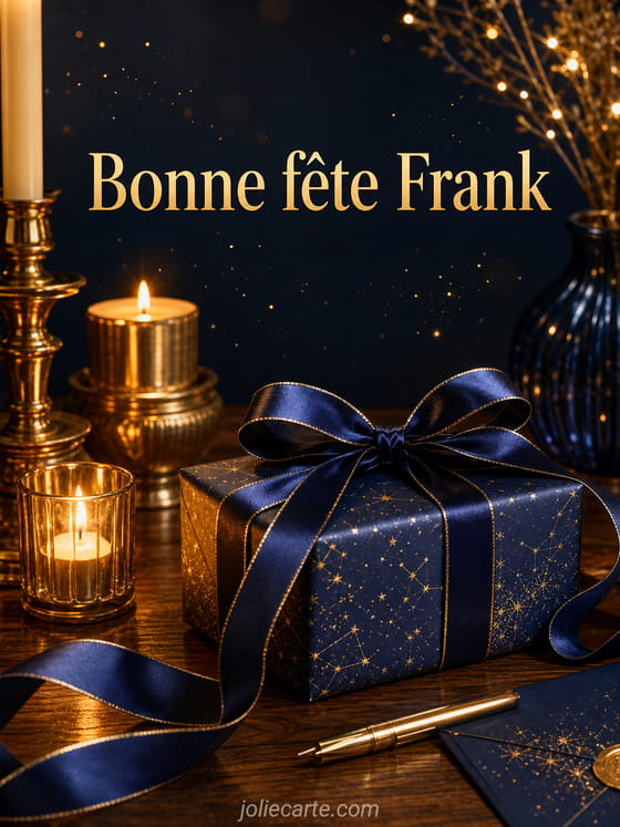Carte bonne fĂȘte Frank