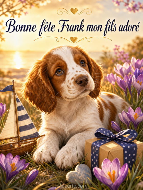 Carte bonne fĂȘte Frank