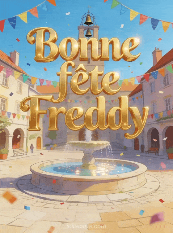 Bonne fête Freddy - Fete saint freddy