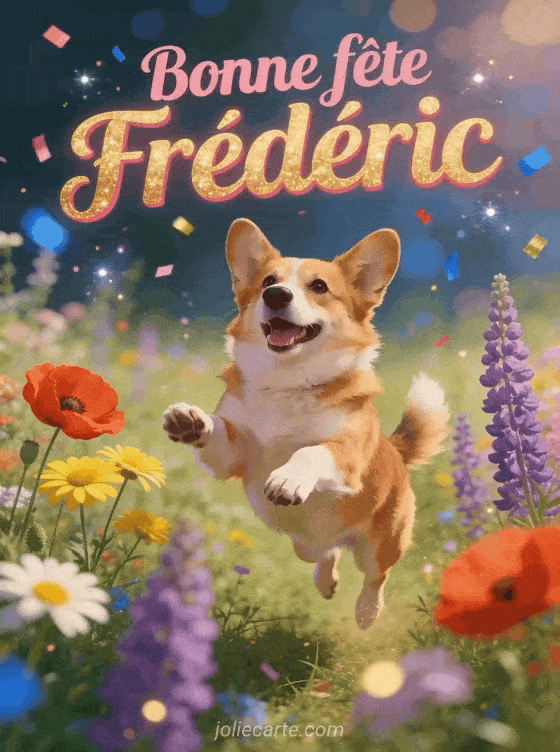 Bonne fête Frederic - Frederic gif bonne fete gratuit