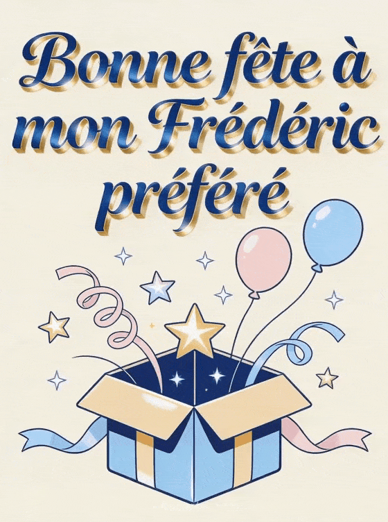 Bonne fête Frédéric - Carte bonne fete frederic gratuite