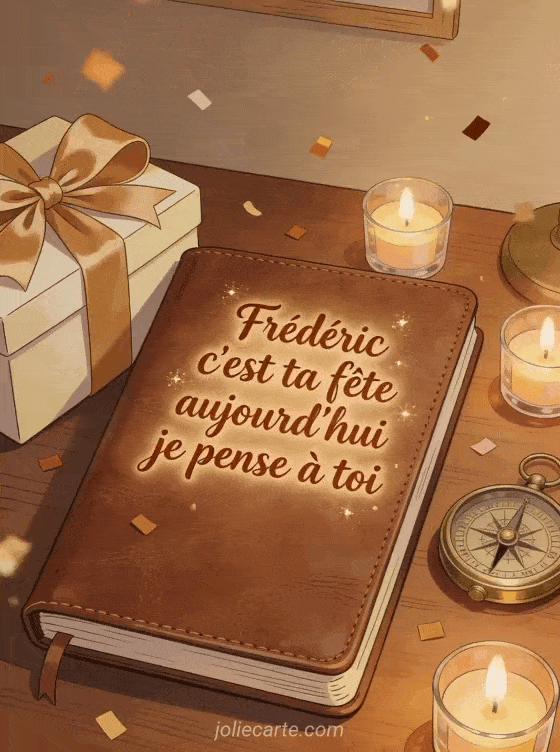 Bonne fête Frédéric - Bonne fete frederic gros bisous