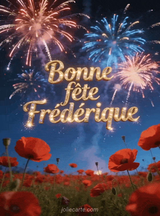 Bonne fête Frédérique - Frederique bonne fete image