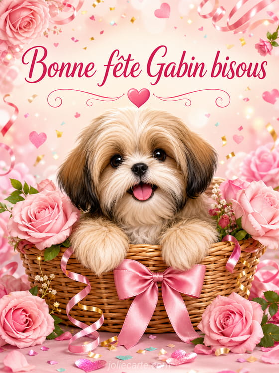 Carte bonne fête Gabin