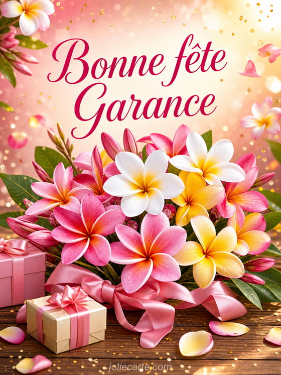 Carte bonne fĂȘte Garance
