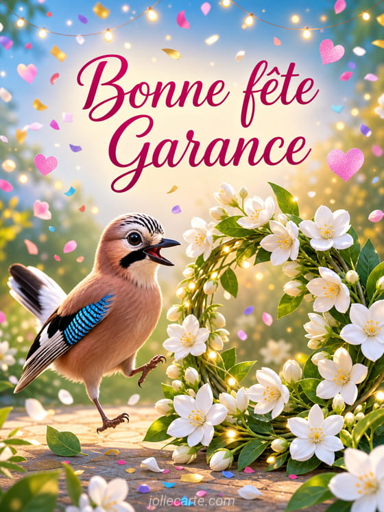 Carte bonne fĂȘte Garance