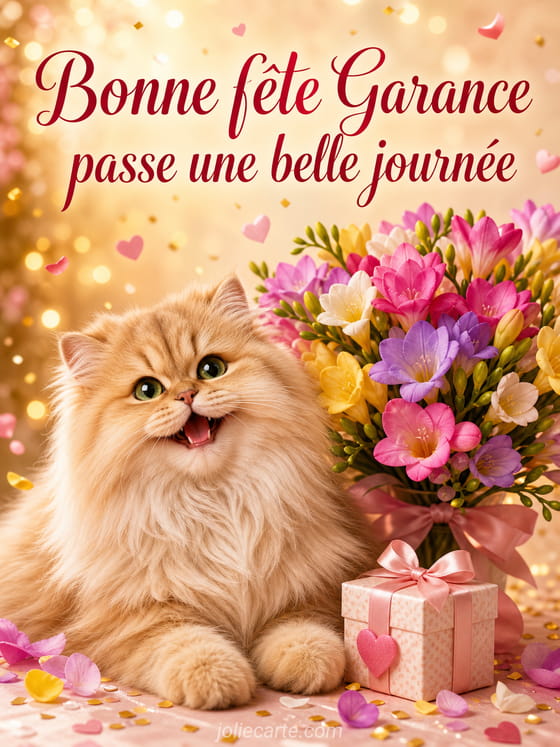 Carte bonne fĂȘte Garance