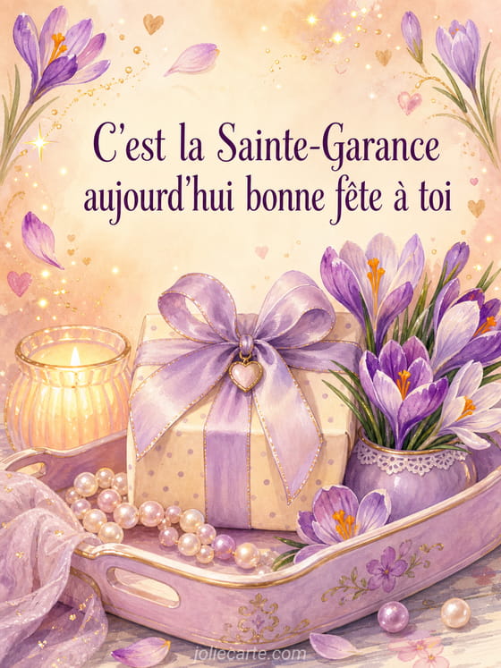 Carte bonne fĂȘte Garance