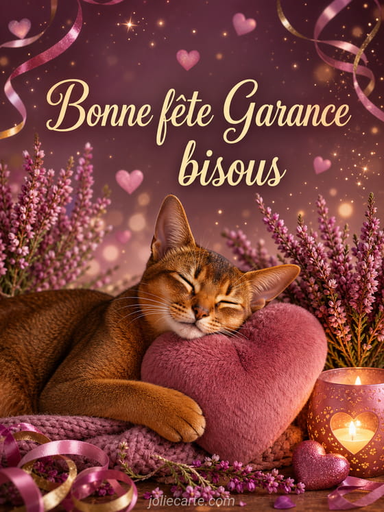 Carte bonne fĂȘte Garance