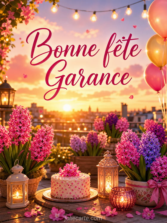 Carte bonne fĂȘte Garance