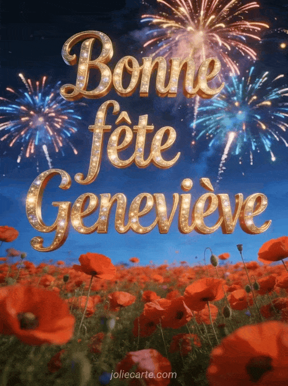 Bonne fête Genevieve - Genevieve bonne fete image