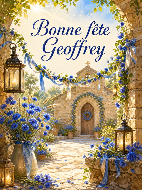 Carte bonne fĂȘte Geoffrey