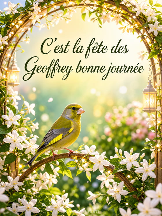 Carte bonne fĂȘte Geoffrey