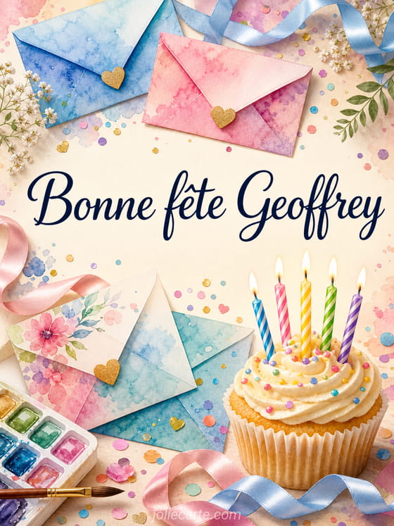 Carte bonne fĂȘte Geoffrey