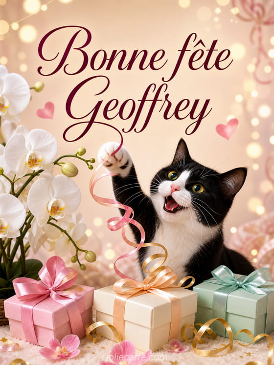 Carte bonne fĂȘte Geoffrey
