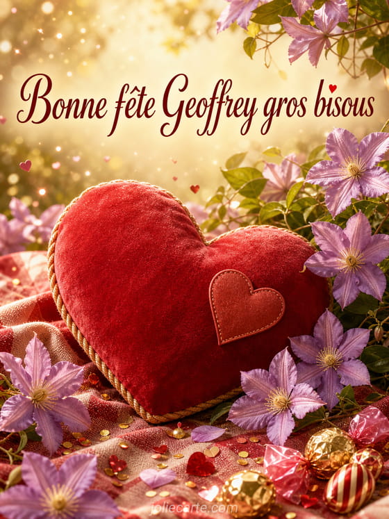 Carte bonne fĂȘte Geoffrey
