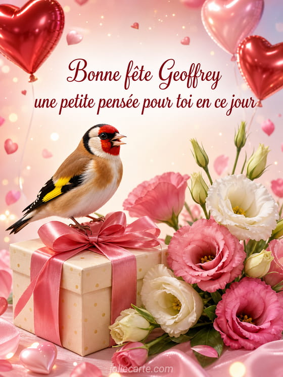 Carte bonne fĂȘte Geoffrey