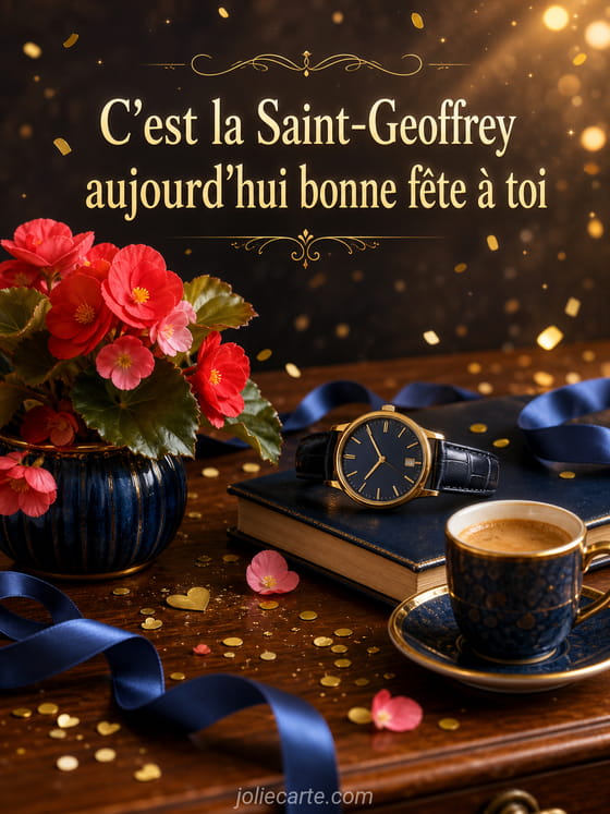 Carte bonne fĂȘte Geoffrey