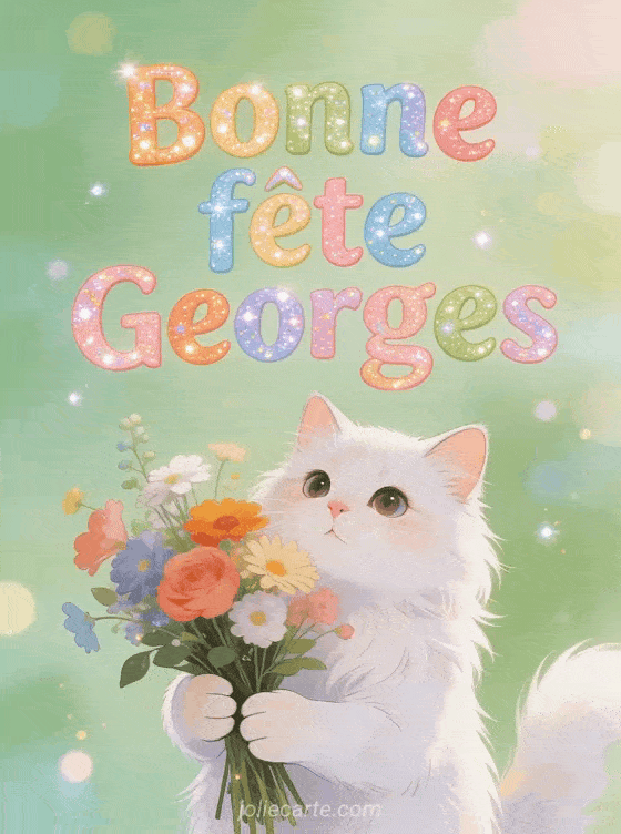 Bonne fête Georges - Georges gif bonne fete