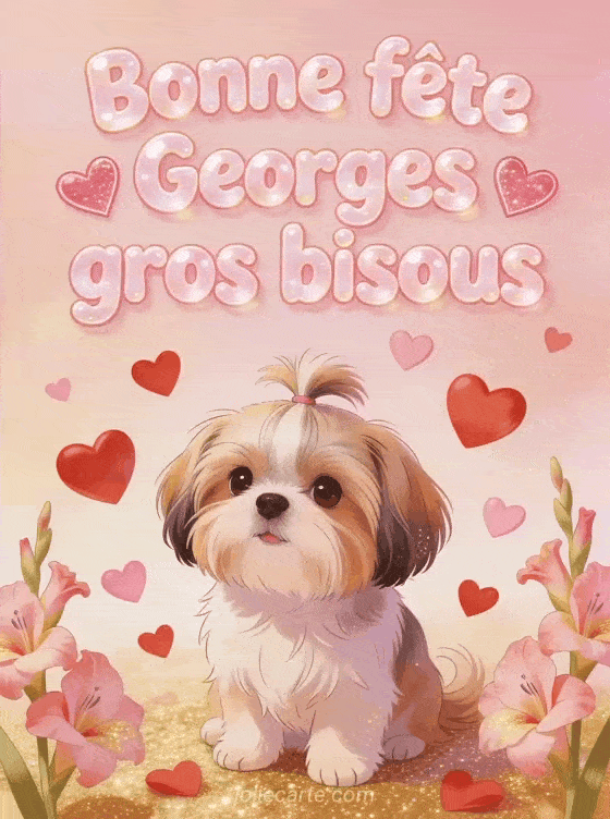 Bonne fête Georges - Bonne fete georges gros bisous