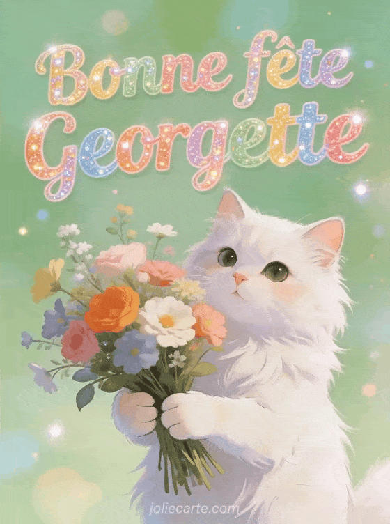Bonne fête Georgette - Georgette gif bonne fete