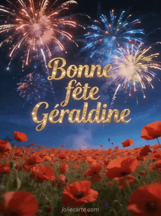Bonne fête Géraldine - Geraldine bonne fete image