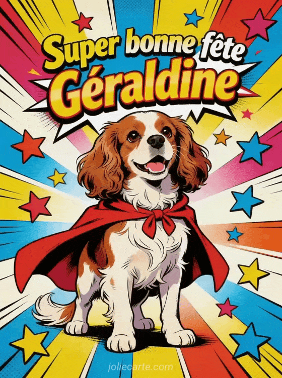 Bonne fête Géraldine - Geraldine gif bonne fete gratuit