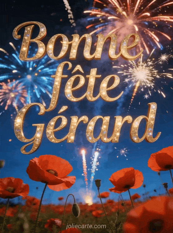 Bonne fête Gerard - Gerard bonne fete image