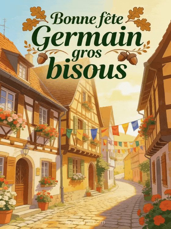 Bonne fête Germain - Bonne fete germain gros bisous