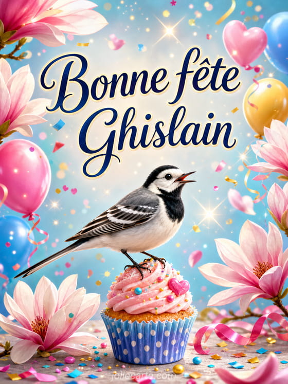 Carte bonne fĂȘte Ghislain