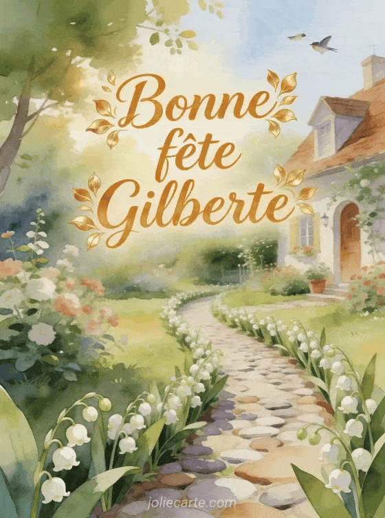 Bonne fête Gilberte - Bonne fete gilberte image