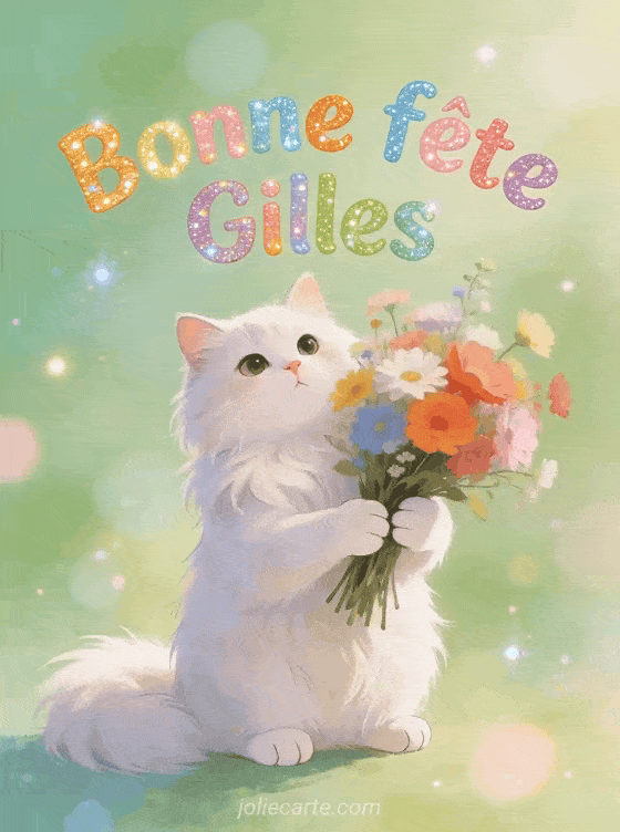 Bonne fête Gilles - Gilles gif bonne fete