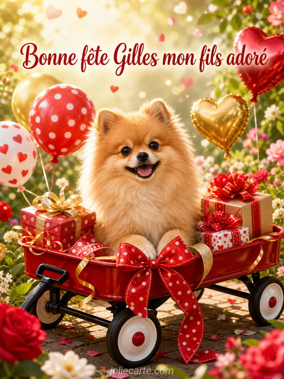 Carte bonne fête Gilles