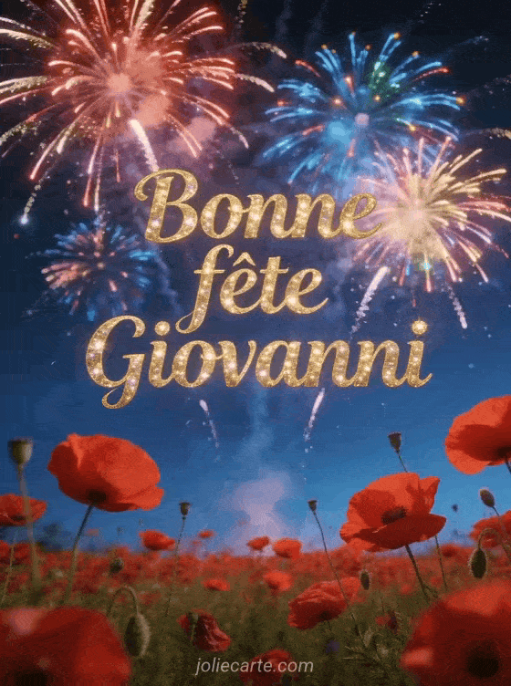Bonne fête Giovanni - Bonne fete giovanni gratuit