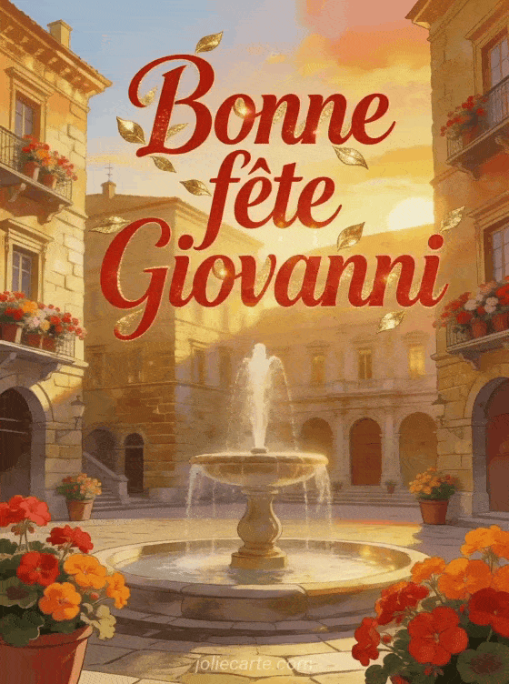 Bonne fête Giovanni - Bonne fete saint giovanni