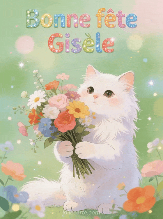 Bonne fête Gisele - Gisele gif bonne fete