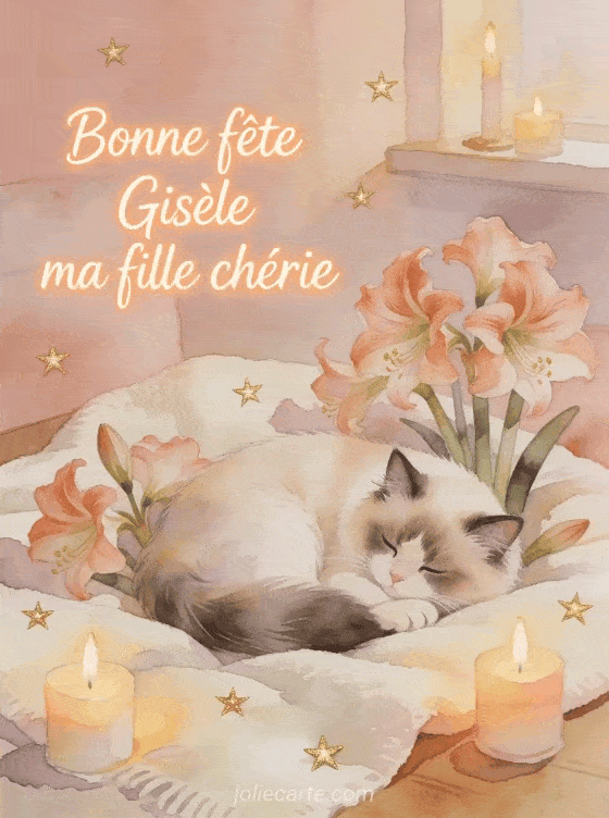 Bonne fête Gisèle - Bonne fete gisele ma fille