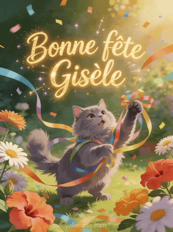Bonne fête Gisèle - Fetes gisele