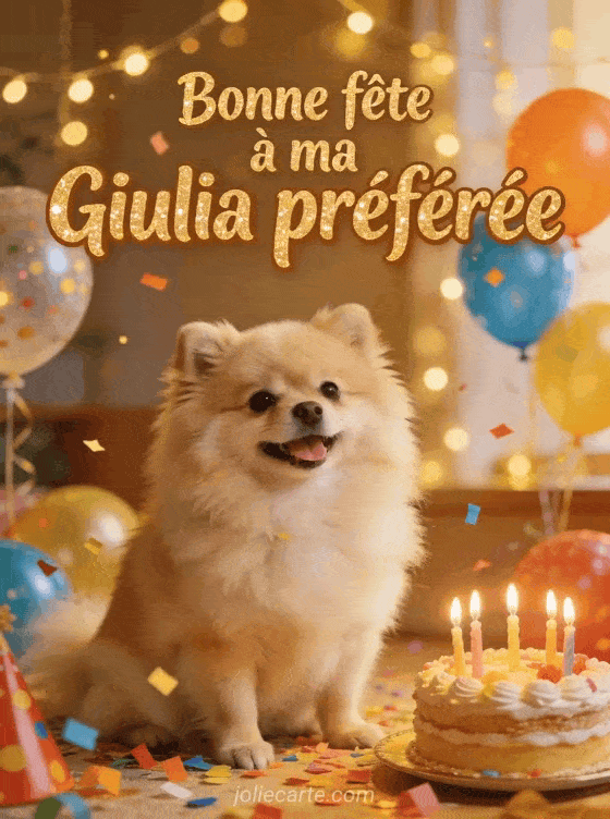 Bonne fête Giulia - Bonne fete giulia gif