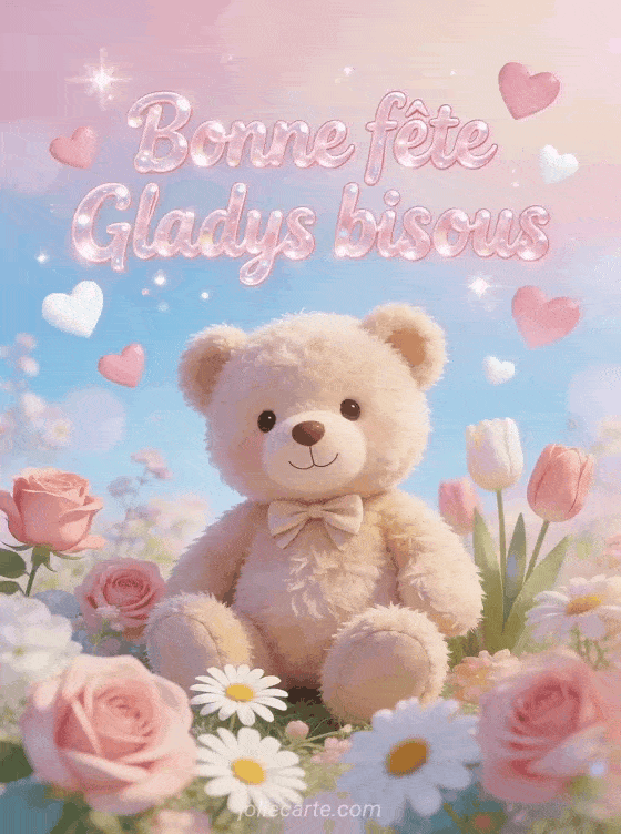 Bonne fête Gladys - Gladys bonne fete mon coeur