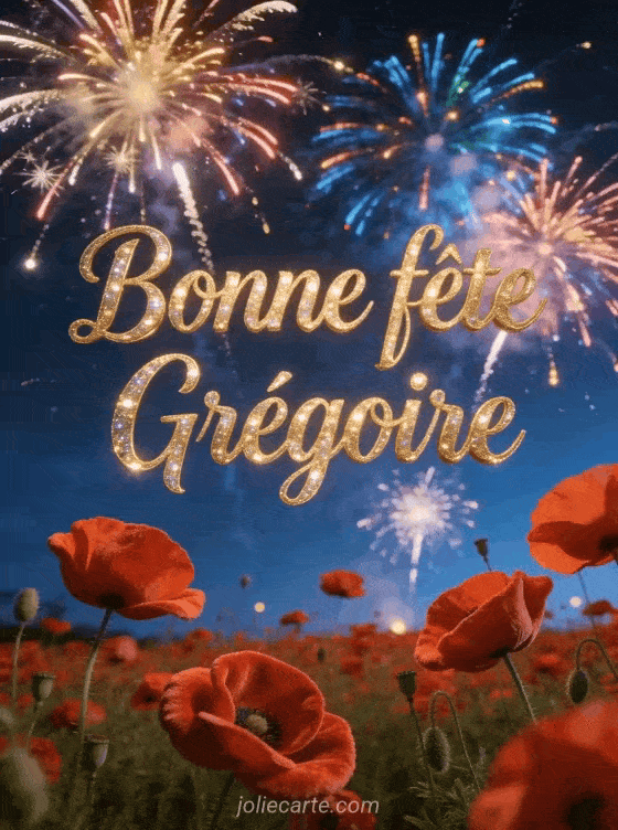Bonne fête Gregoire - Bonne fete gregoire gratuit