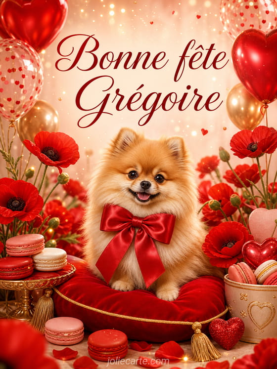 Carte bonne fĂȘte GrĂ©goire