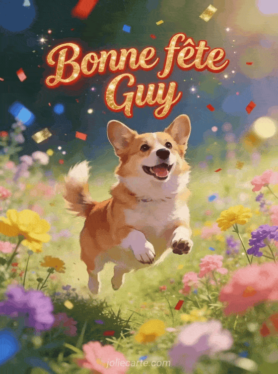Bonne fête Guy - Guy gif bonne fete gratuit