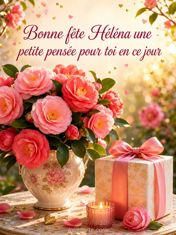Carte bonne fête Héléna