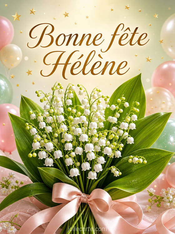 Carte bonne fête Hélène