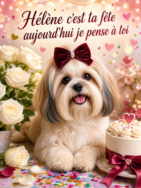 Carte bonne fête Hélène